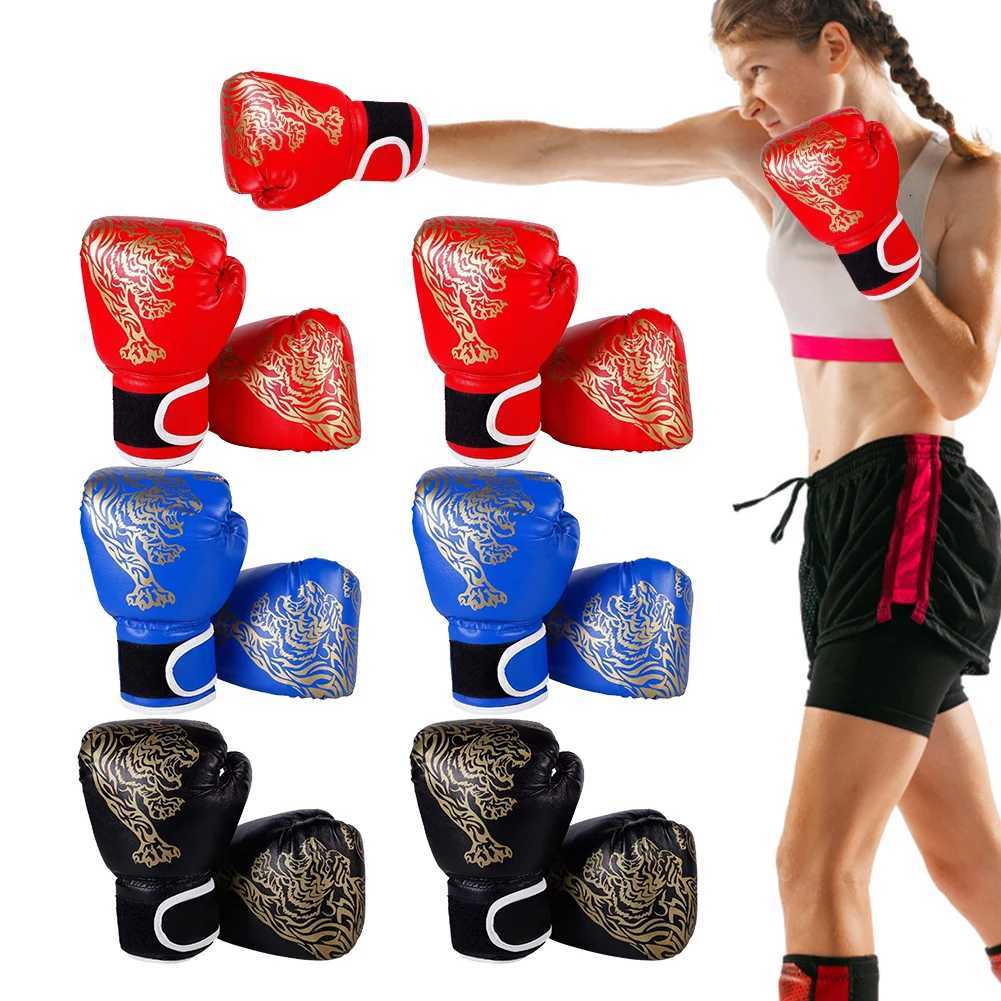 Boxing Gloves Breathable Sanda Boxing Gloves PU Leather Professional Boxing Gloves Fighting Taekwondo Mitts for Training Sandbag Y251023