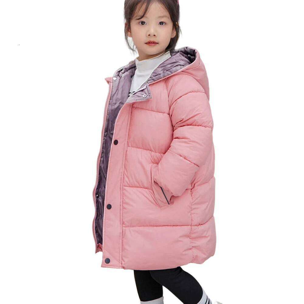 Boys Girls Down Cotton Coat Hooded Kids Padded Puffer Jackets Casual Winter Outerwear Warm Thick Children's Parka Overcoat