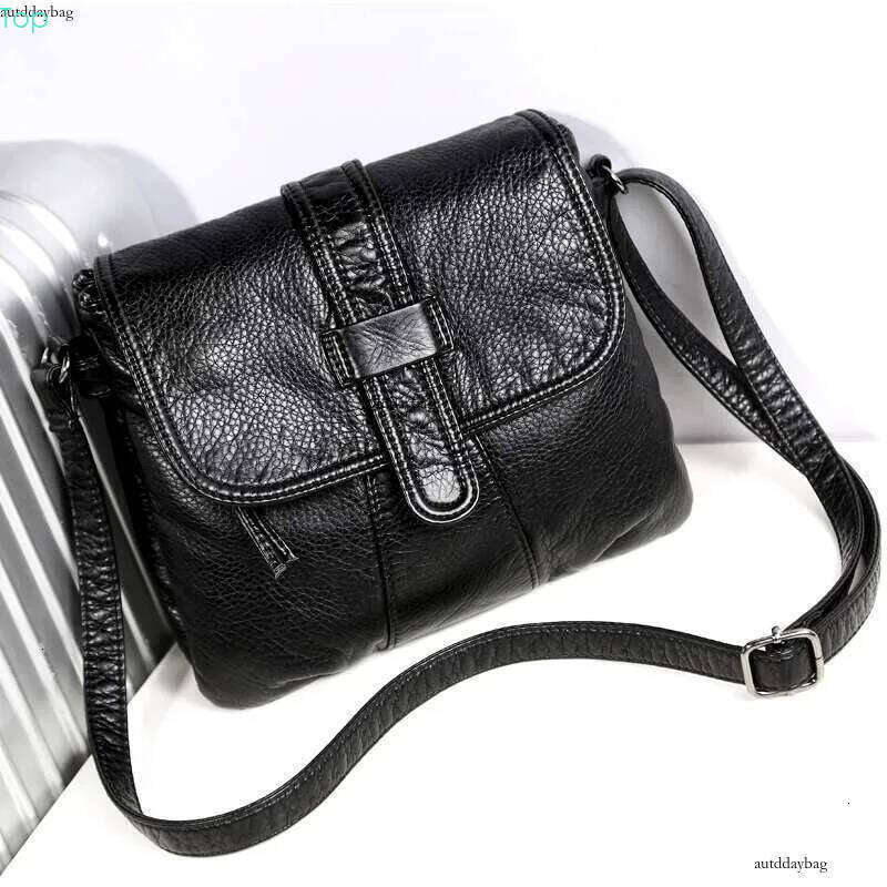 Soft Leather Women Messenger Casual Women's Shoulder Crossbody Female Handbag Black Bolsa Feminina Girl Bag