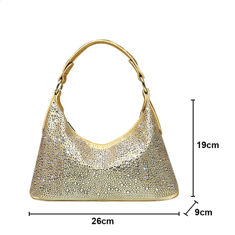 Women Evening Bag Shiny Rhinestone Womens Shoulder Bag Fashion Dinner Party Handbag Female Crossbody Bags 251023