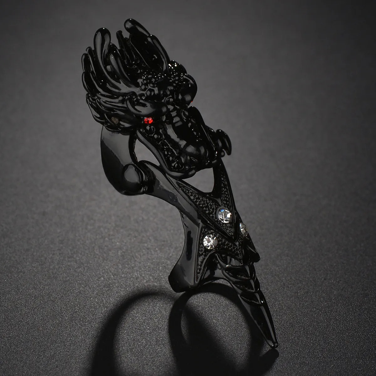 Gothic Punk Dragon Eagle Skull Joint Knuckle Full Finger Claw Ring Unisex Cool Heavy Rock Party Club Charm Knuckle Rings Jewelry 251020