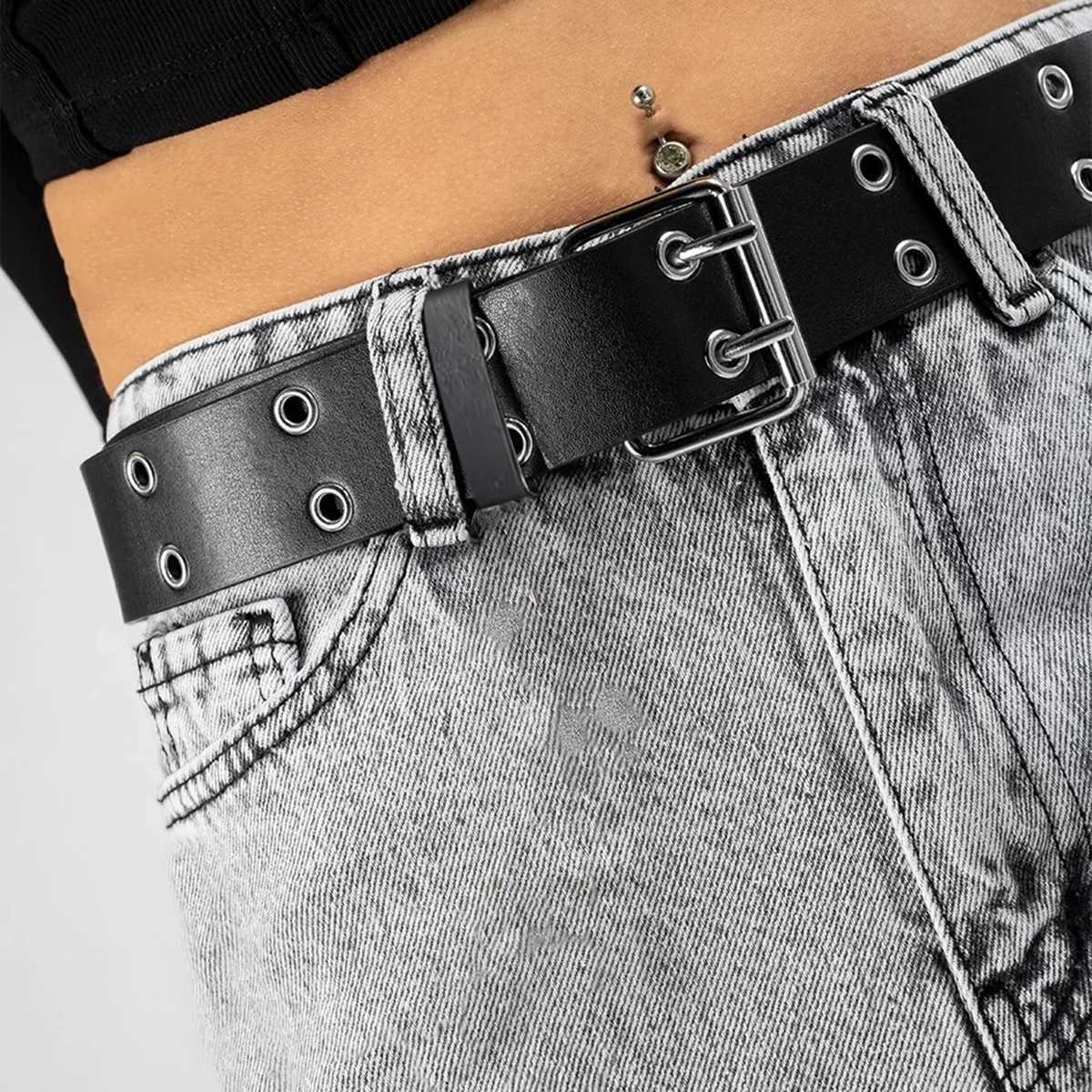Ladies Fashion Belt Paired with Jeans Gothic Rivet Decorative Belt Street Style Belt Waist Belt Daily Wear Accessories W251024