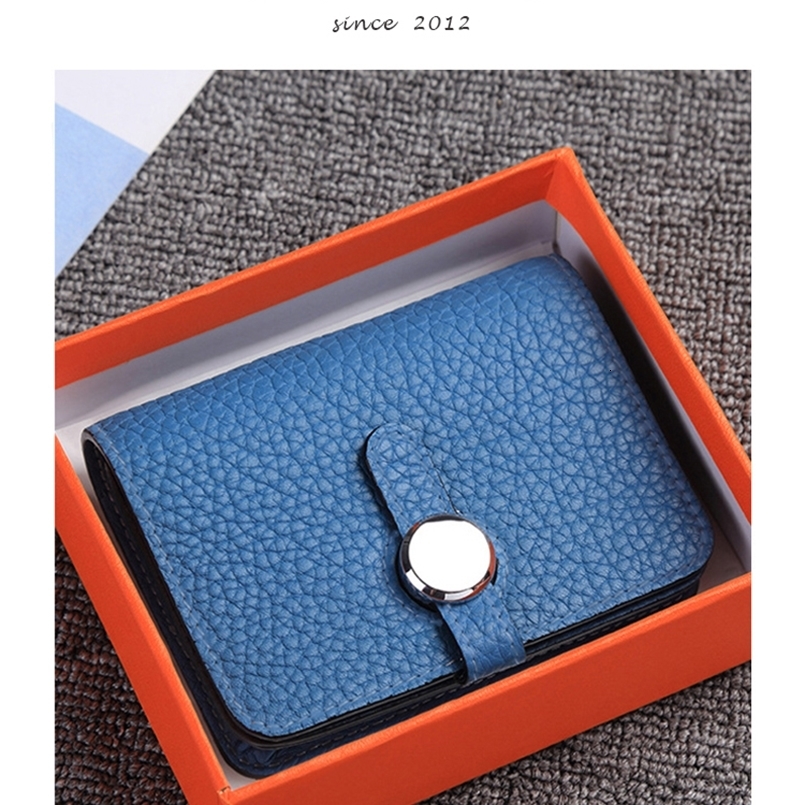 Genuine Leather Unisex Money Bag Fashion Hasp Small Card Holders Highgrade Short Cowhide Credit Card Purse 251023