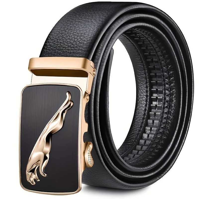 MenS Belt Metal Automatic Buckle High Quality Business Work Belt Paired With Jeans Cheap Belt Gift For Father And Boyfriend W251024