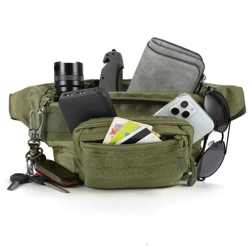 Waist Packs multifunction Fanny Pack for Men Outdoor Waist Bag Large Waist Pack for Daily Life Cycling Camping Hiking bags menL251024