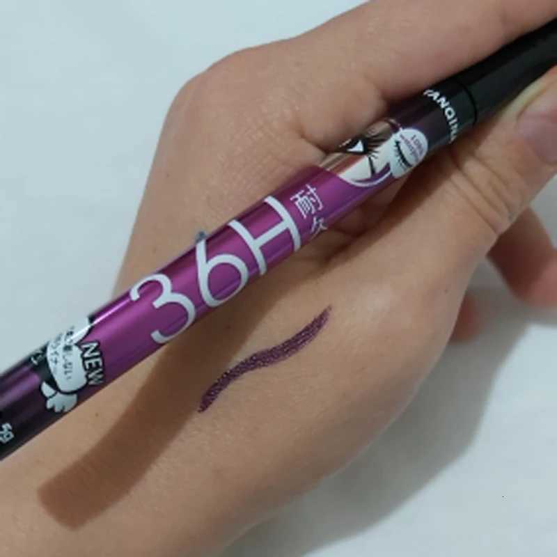 12 PcsBox Waterproof Liquid Eyeliner Black Brown Blue Purple Color LongLasting Eye Liner Pen FastDry Matte Colorful MakeupL251024