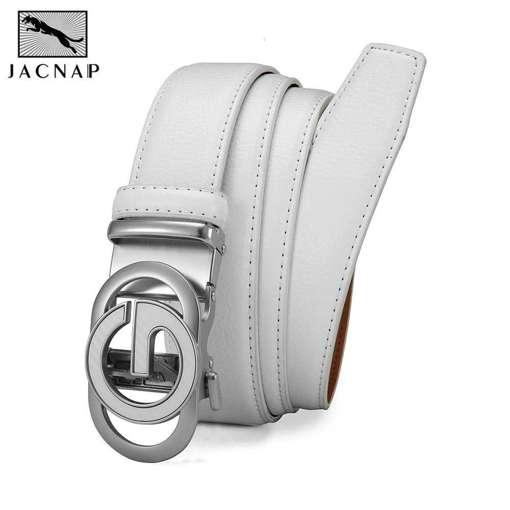 Mens Fashionable Leather Belt Mens Highquality Leather Belt Business Automatic Buckle Ratchet Belt Randomly Adjustable W251024