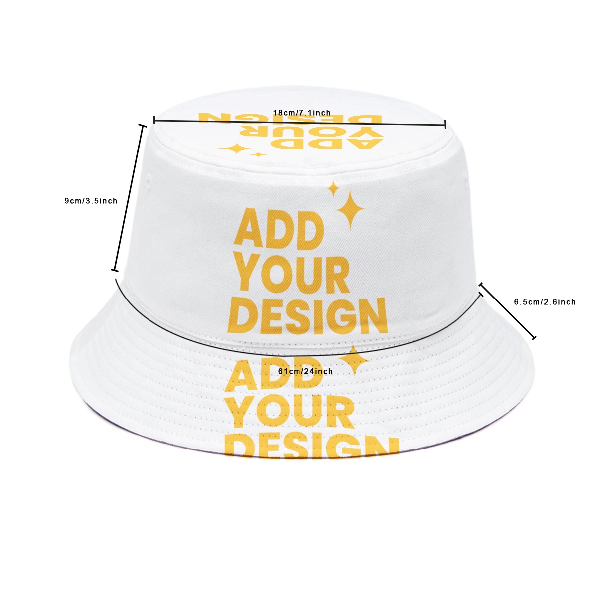 DHgatepod Unisex All-Over Print Bucket Hat - 100% Polyester Fashion Sun Hat for Outdoor & Commute