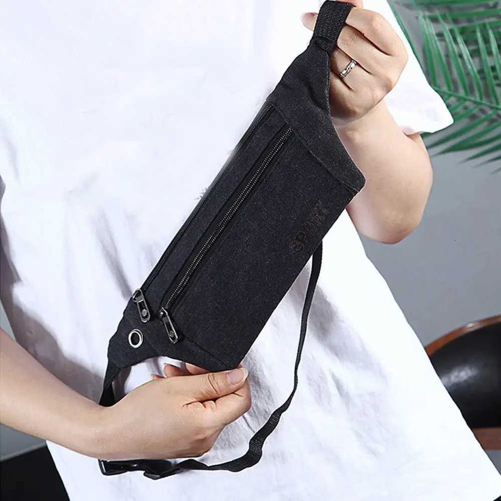 New Fashion WomenMen Waist Packs MultiPockets Fanny Pack Pouch Hip Purse Satchel Canvas Belt Bags Casual WalletL251024