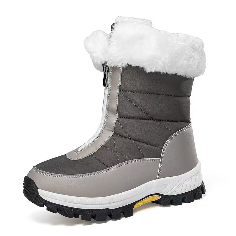 designer fluffy slipper platform slippers scuffs wool shoes sheeps kin fur leather womens snow boots casual women goutside sliders leather bootWinter 