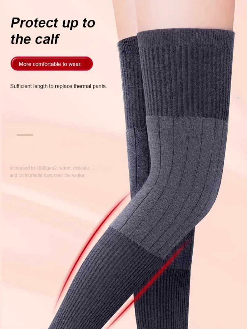 Thickened Cashmere Knee Pads Unisex Winter Joint Protection ColdProof Leg Pad Joint Sports Seamless Knee Brace Thicken LengthenW251024
