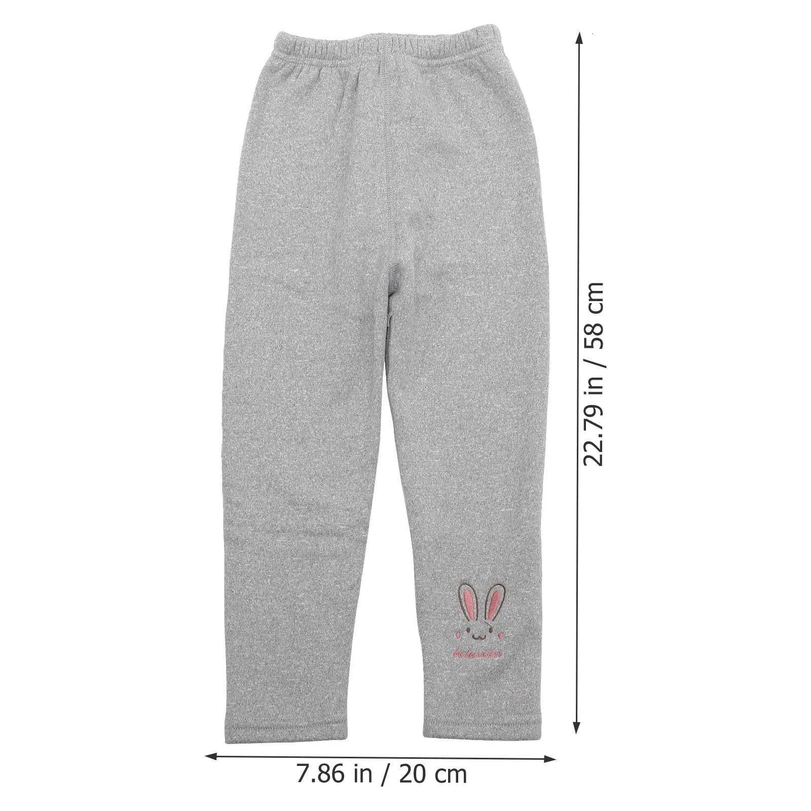 Warm Pants Girls Thick Thermal Fleece Lined Leggings Winter Cozy Stretchy Girls Kids Lined Leggings Winter PantsT251024