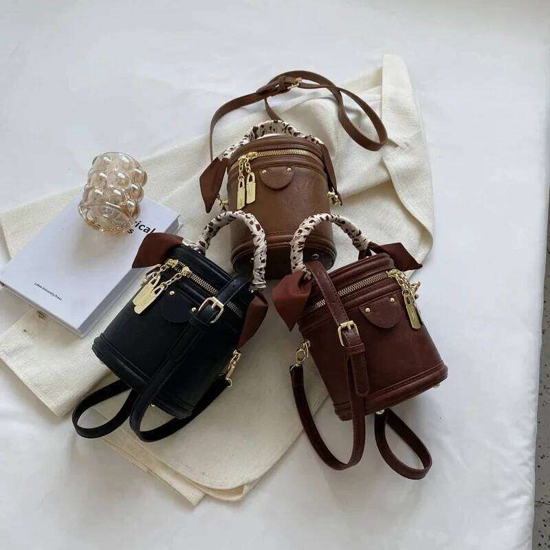 Fashion Bucket Bags For Women High Quality PU Purses And Handbags Designer Shoulder New Crossbody Bag