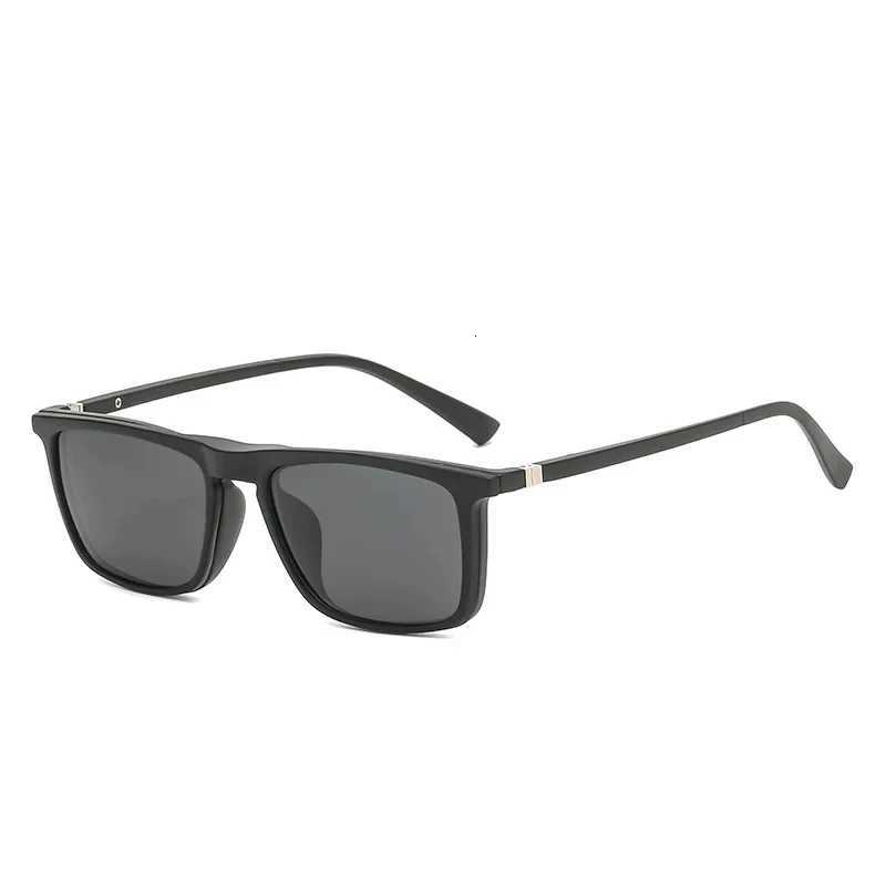 6 In 1 Polarized Myopia Sunglasses Men Women Magnetic Clip On Glasses TR90 Optical Prescription Eyeglass Frames 05 10T251024