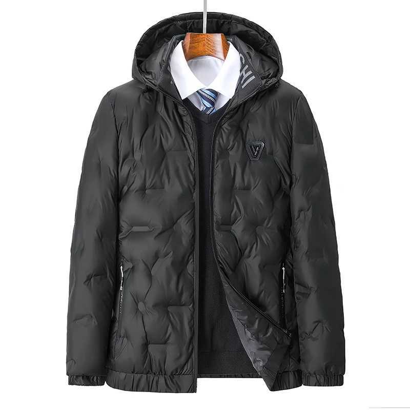 Male Warm Winter Fashion Brand Winter Jacket Men Hooded Parkas Men Warm Windproof Outerwear Male Casual Zipper Warm Jackets Mens Z251024