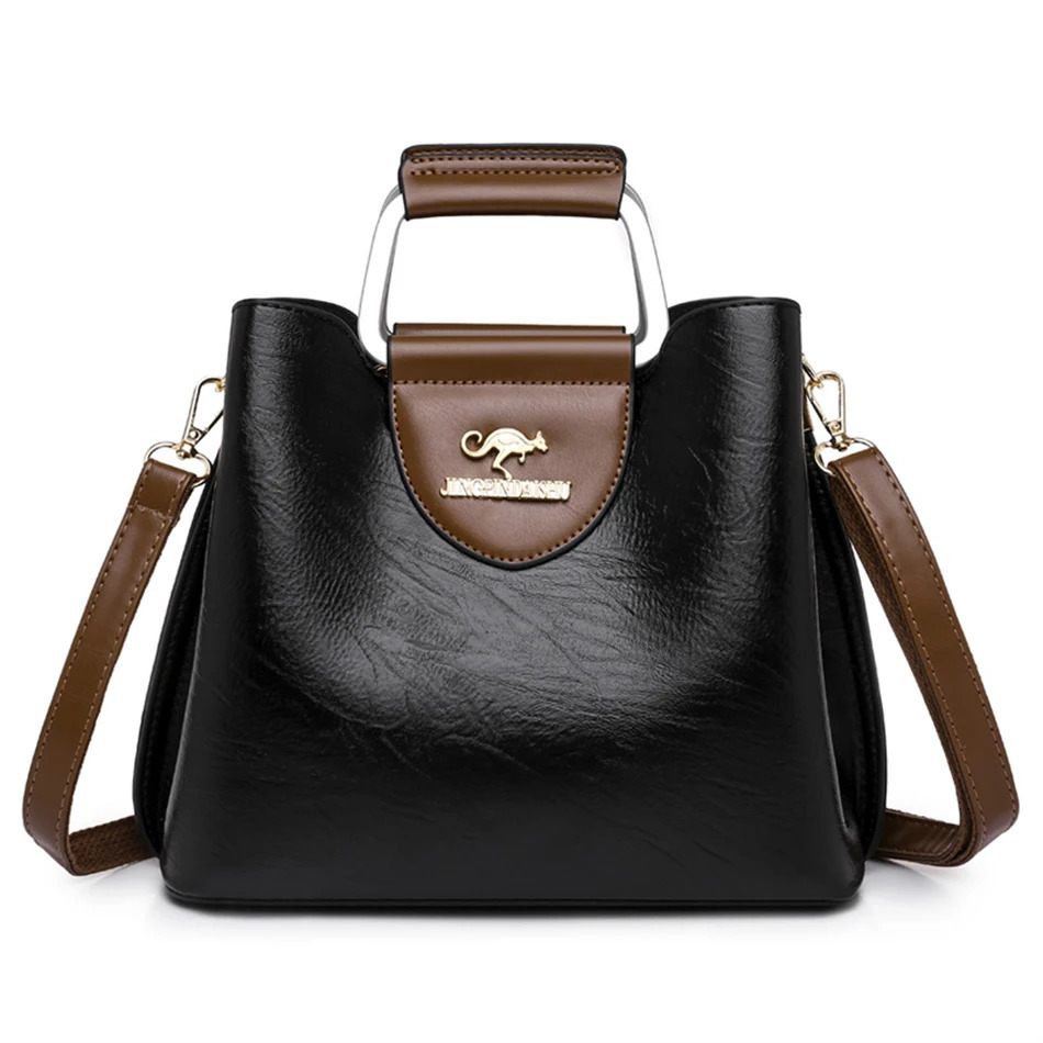 er Handbag Purses for Women 2024 Female Oil Leather ed Shoulder Crossbody Messenger Tote Bag Small Fashion Sac 251023
