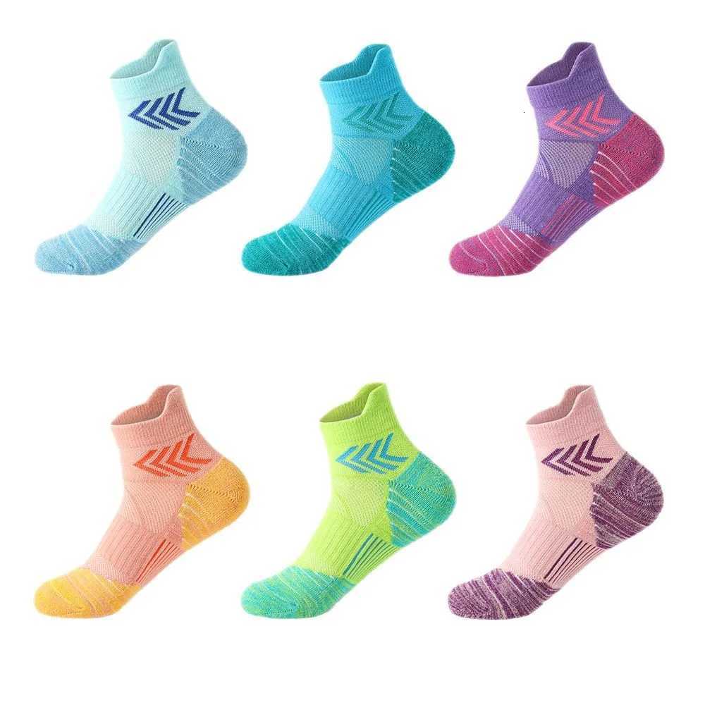 5 Pairs Women Basketball Socks Marathon Sports Running Socks For Women Socks Professional Training Gym Socks For Women Y251024