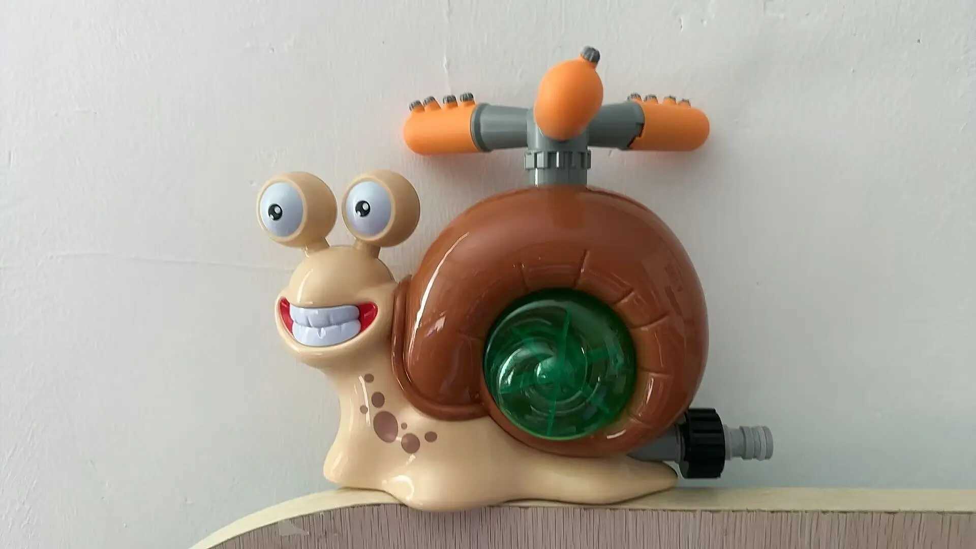 Water Spray Outdoor Toy Snail Sprinkler Backyard Garden Water Toys Summer Yard Cartoon Splash Sprinkler Baby Bath Toy for Kids J251023