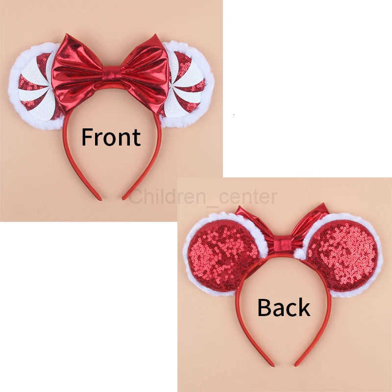 Disney Christmas Seasonal Celebratory Decorative Mickey Ears Hat: Adorable Addition to Any Childs Winter Outfit
