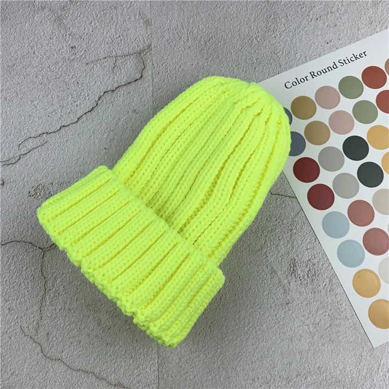 Knitted Kids Beanie Cap Infant Newborn Baby Boy Girl Hat Warm Children Baby Autumn Winter Girls Hat For Kids Toddler Bonnet CapL251024