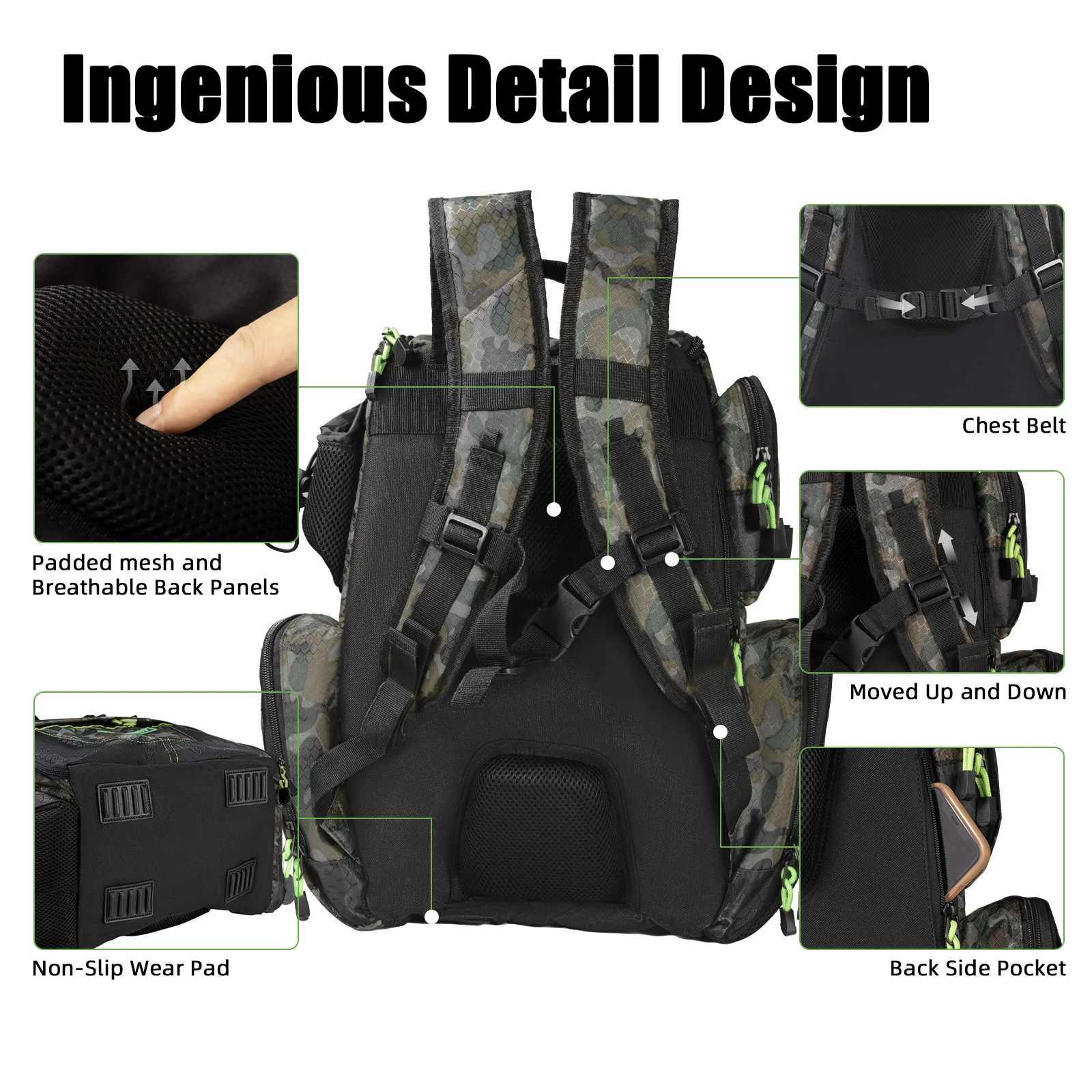 SeaKnight Brand SK010 Large capacity Waterproof durable multifunctionalThickened shoulder straps fishing bag outdoor backpack J251024