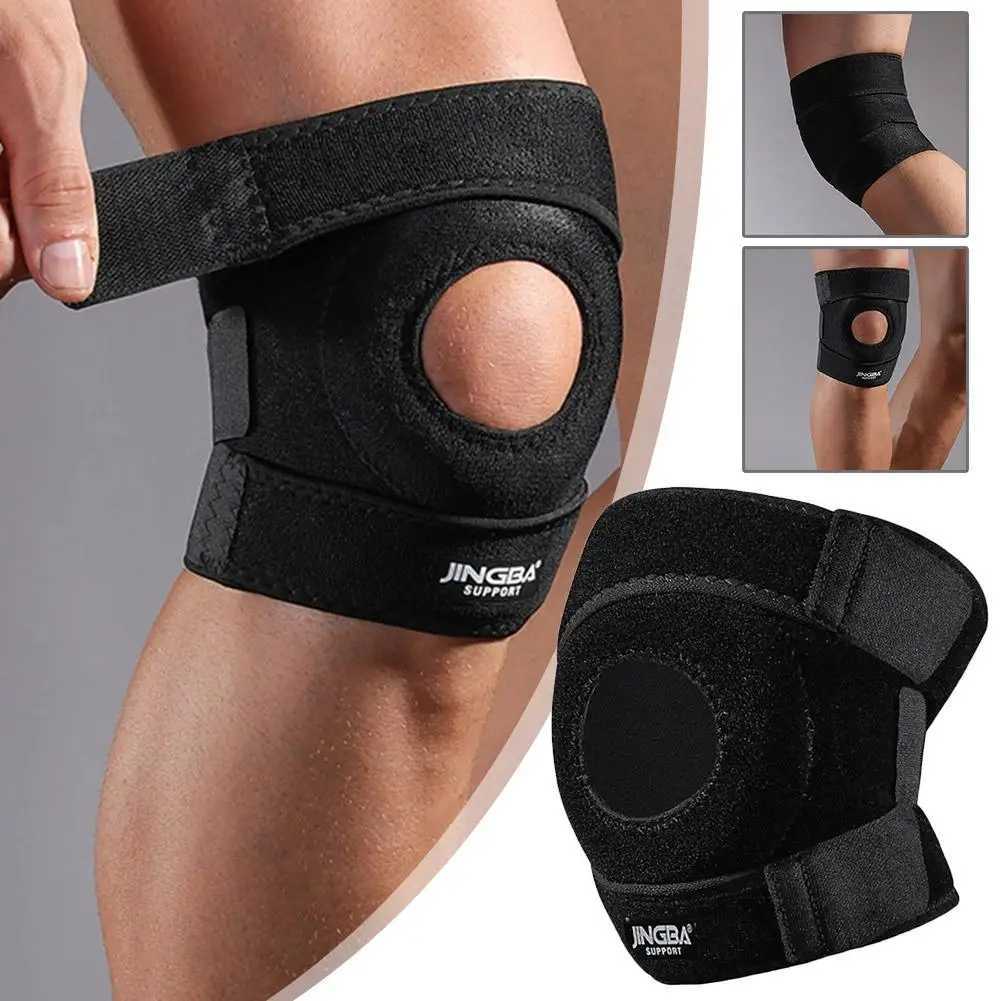 1 PCS Adjustable Compression Knee Pads Knee Support Brace Sports Workout Protective Gear Stabilizer Elastic BreathableW251024