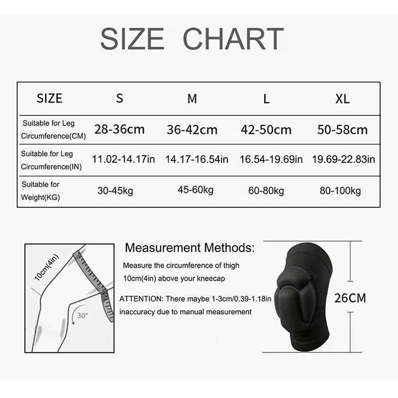 1Pair Thickened Protection Sports Kneepad Gym Support Fitness Gear Basketball Brace Protector MaleFemale Non Slip PadsW251024