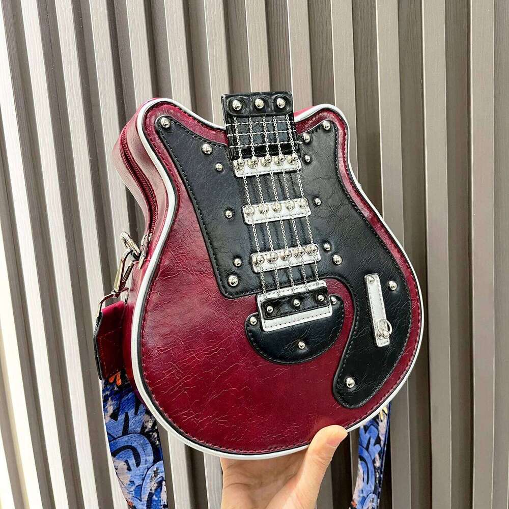 Purses And Handbags For Women Designer Leather Crossbody Shoulder Bag Handmade Guitar Shape Purse Bags Purse