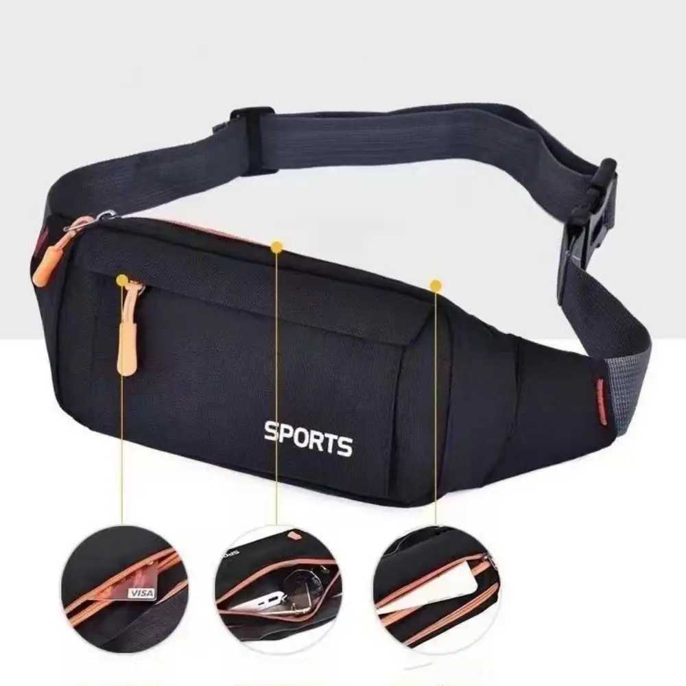 Women Waist Pack Sports Running Waist Bag for Men Mobile Phone Holder Belt Bag Gym Fitness Travel Pouch Chest Bags WaterproofL251024
