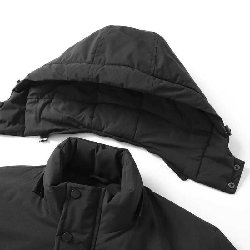 15 Degree Winter New High Quality Thickened Cotton Warm Hooded Cotton Jacket For Men Loose Sports Windproof Oversized Jacket Z251024