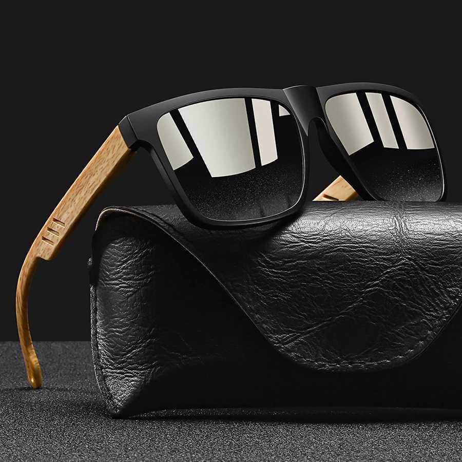 New Fashion Vintage Square Frame Sunglasses Men Women Fishing Driving Luxury Brand Designer Sun Glasses UV400 EyewearT251024