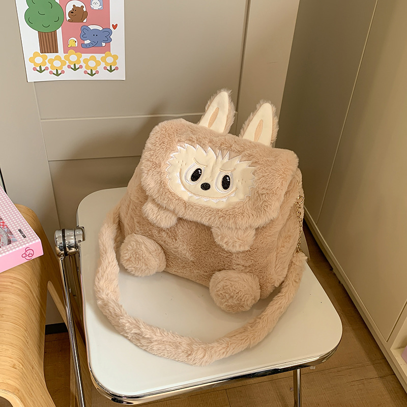 New Cartoon Fashion Cute Children's Mini Backpack Plush Cute Girl Designer Backpack Boy Cute Single Shoulder Crossbody Bag
