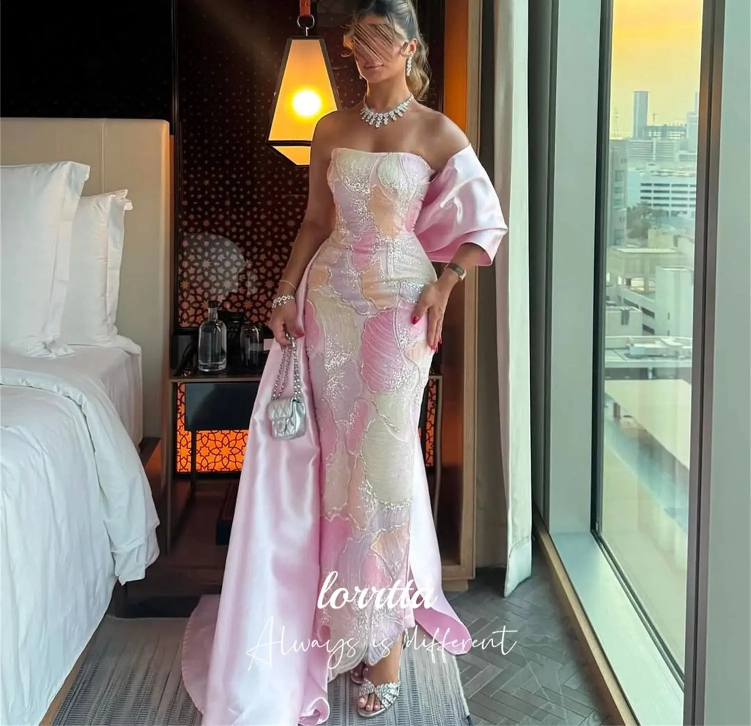 Lorrtta Customized Special Occasion Dress Evening Dresses Woman Happy Sharon Dresses Mermaid Prom Dress 251023