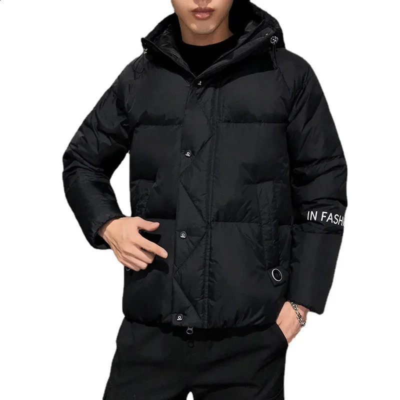 Men Harajuku Colorful Bubble Coat Winter Jacket Mens Streetwear Hip Hop Parka Korean Yellow Black Clothes Puffer Jackets 251020