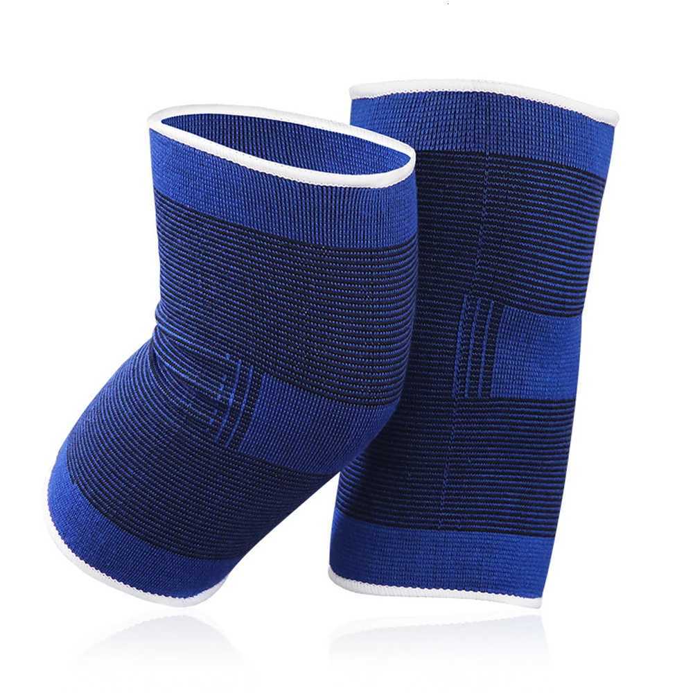 1Pair Elasticated Knee Blue Knee Pads Knee Support Brace Leg Arthritis Injury GYM Sleeve Elasticated Bandage Ankle Brace SupportW251024