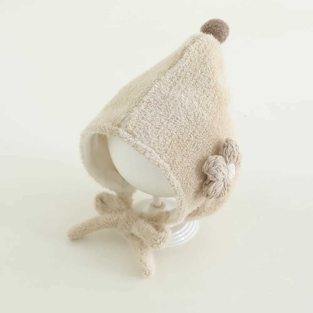 New Warm Baby Warm Hat Windproof Polar Fleece Balaclavas Knitted Integrated Ear Protection Hat Outdoor SportsL251024