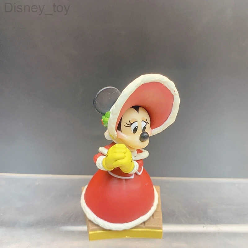 Disney Christmas Mickey Minnie plush toys collection - Adorable animated characters perfect addition to your home decor during festive times H251119