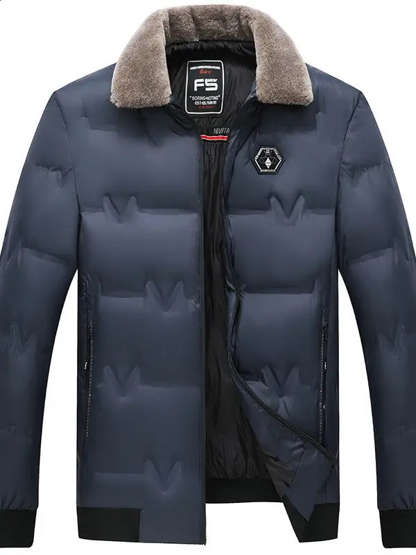Winter Men Fur Collar Down Jackets Warm Parkas High Quality Male Outwear Casual Winter Coats Man Slim Fit Down Jackets 4XL 251020