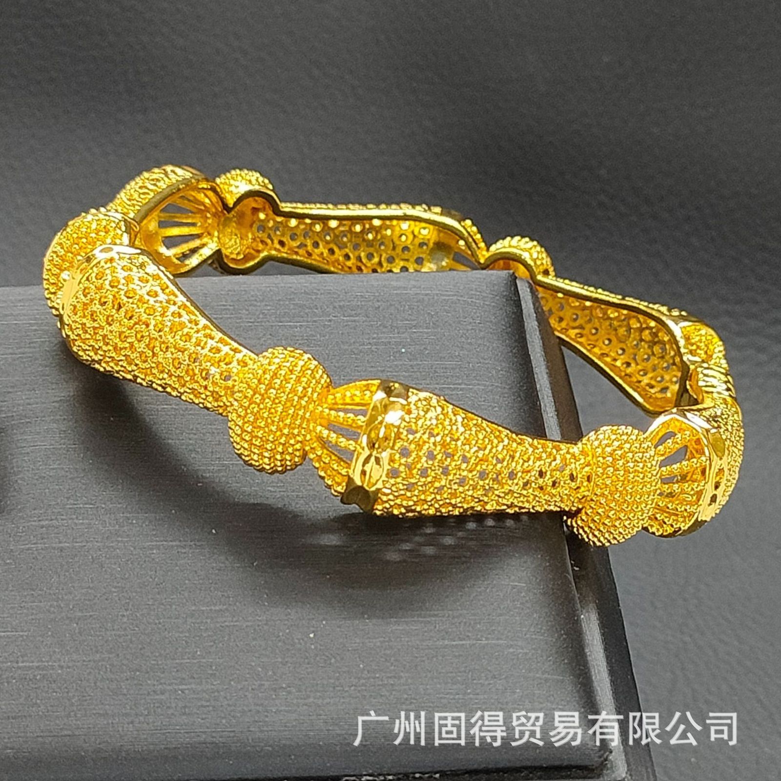 ANIID Dubai Gold Color Bangles For Women 24K Gold Plated Indian African Bracelets Charm Wedding Ethiopian Arabic Jewelry 250327