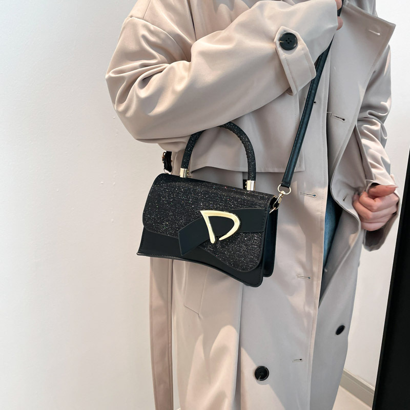 Designer free shipping Plaid tote bag women bag shoulder bag crossbody bag versatile large capacity handbag Handle-strong black plain