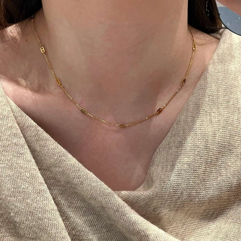 High-end Pig Nose Thin for Women, Commuting Versatile Exquisite Simple Necklace