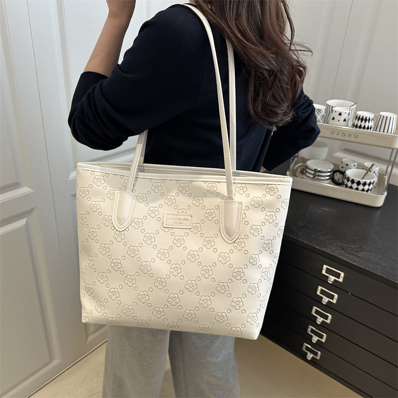 Designer free shipping Plaid tote bag women bag shoulder bag crossbody bag versatile large capacity handbag Dependable plain pink