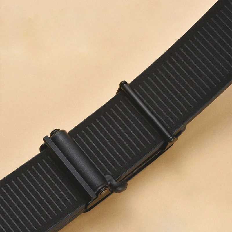 Business Mens Belt Automatic Buckle Belt PU Leather Belt High End Design Versatile Waist Belt W251024