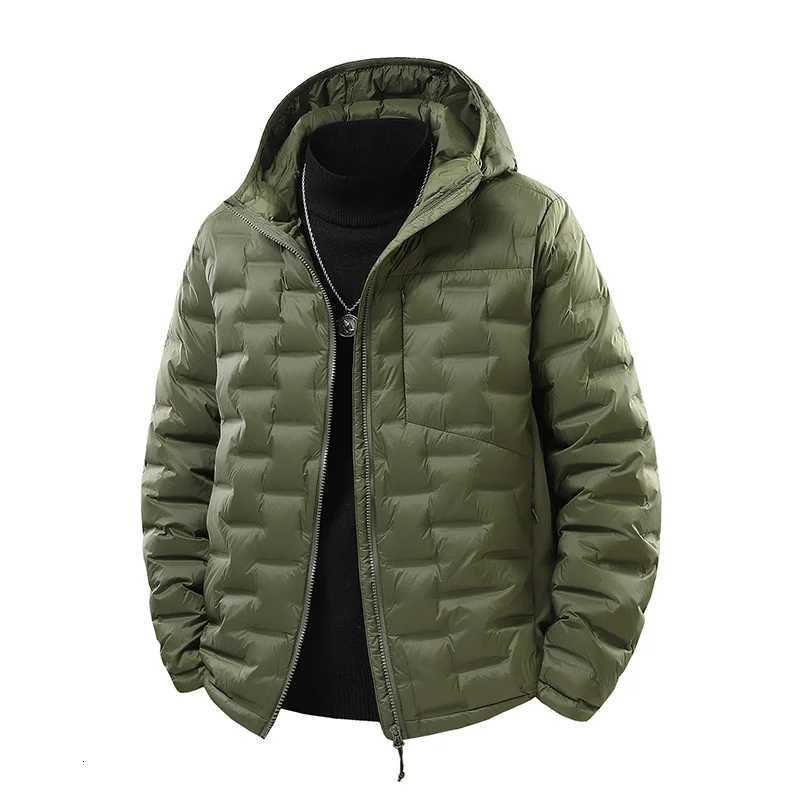 Winter Men White Duck Down Jacket Coat Men Waterproof Windproof Warm Hood Jacket Male Multi Pocket Ultralight Windbreaker Jacket Z251024