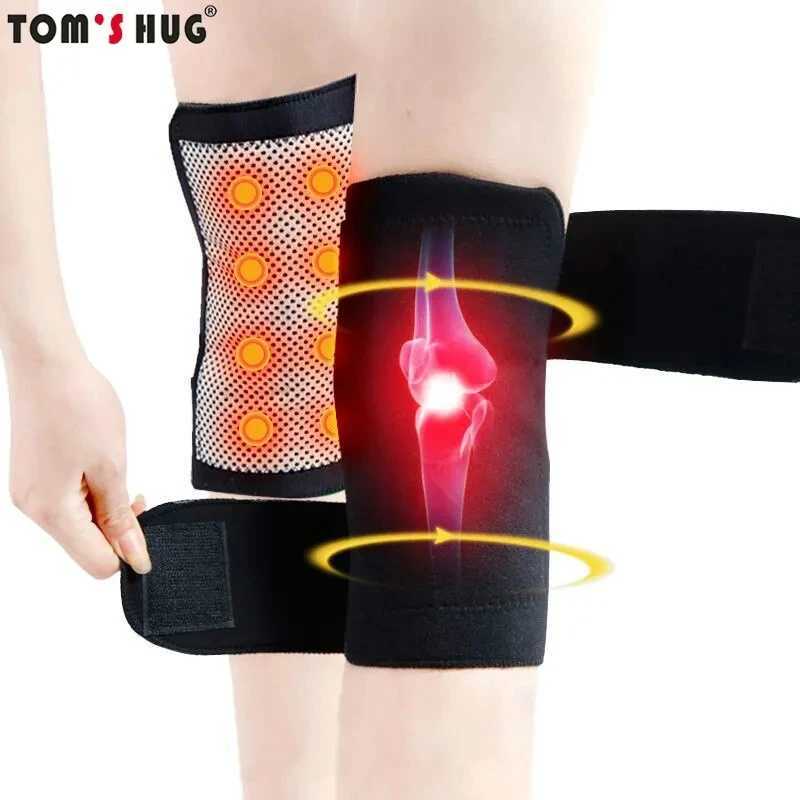 Tourmaline Magnetic Therapy Knee Pads Self Heating Kneepad Pain Relief Arthritis Knee Support Patella Massage SleevesW251024