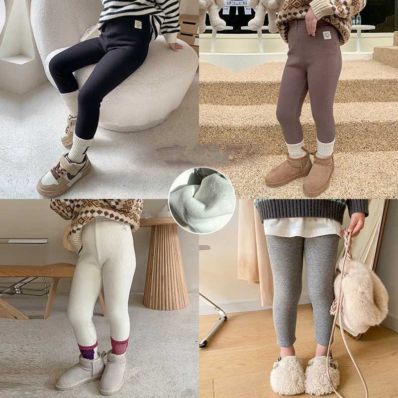 Fleece Lining Warm Winter Autumn Kids Clothes Toddler Girls Leggings Fashion Kid Pants Cotton Girls Trousers Baby Thick LeggingsT251024