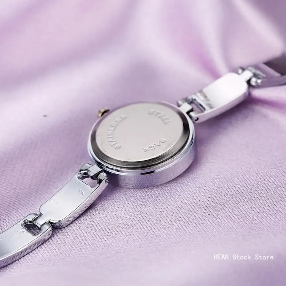 Women Quartz Watch Bracelet Round Hand Quartz Movement Elegant Gift Fashion Jewelry Ladies Girls Wristwatch Daily Wear 251021
