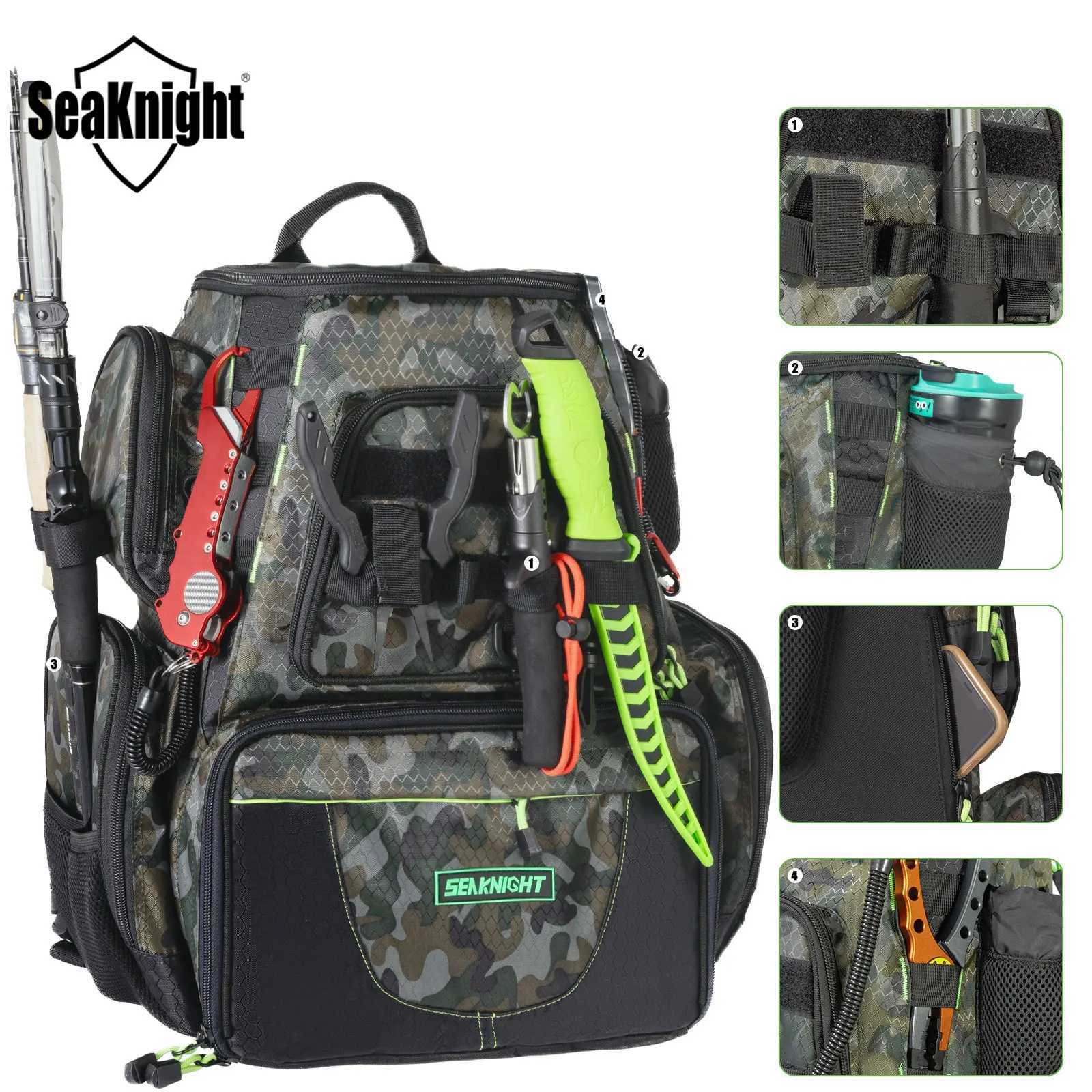 SeaKnight Brand SK010 Large capacity Waterproof durable multifunctionalThickened shoulder straps fishing bag outdoor backpack J251024