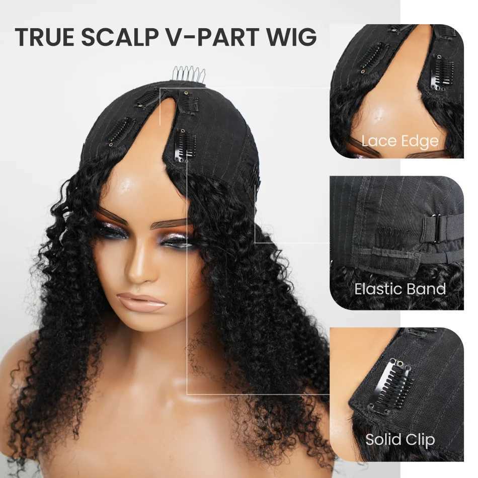 V Part Wigs Human Hair Body Wave Glueless Wigs Human Hair 100 Half Wigs With Clip In 5X5 Hd Lace Closure Wig Beginner Friendly W251023