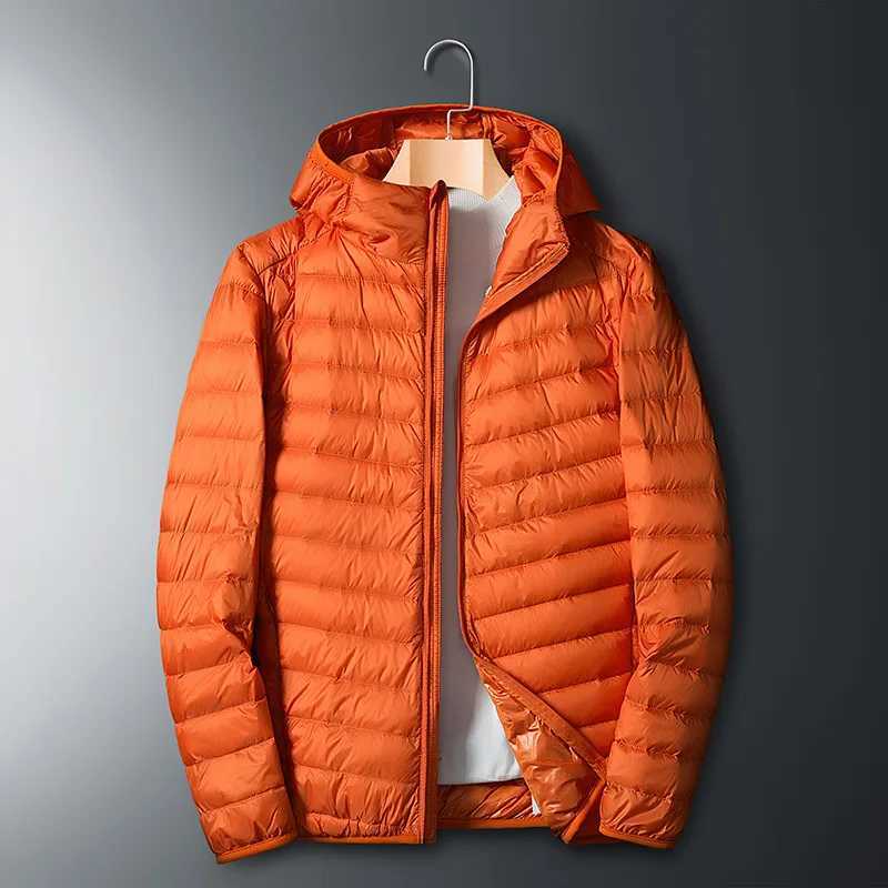 Plus Size thin and light hooded mens down jacket large size coat man puffer plus size winter jacket men 9XL 10XL 11XL 13XL 14XL Z251024